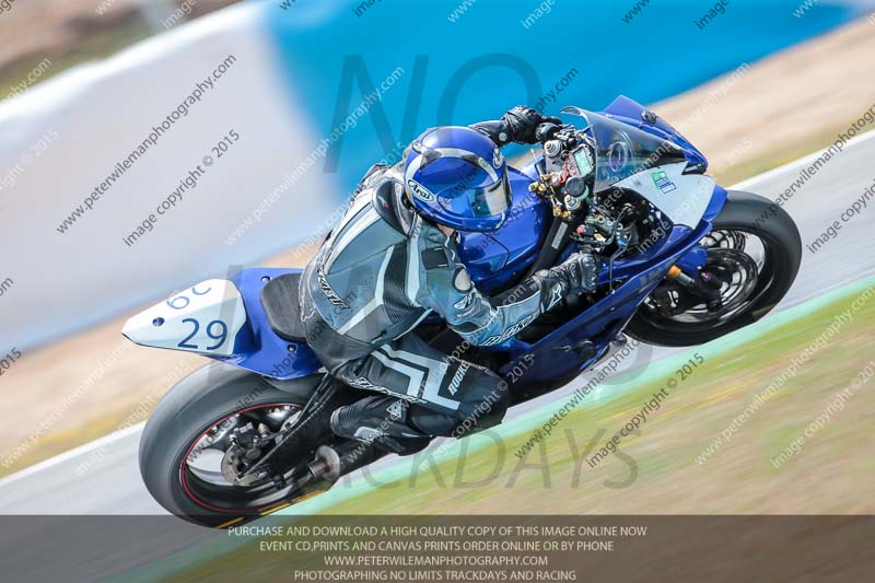 14 to 16th november 2015;Jerez;event digital images;motorbikes;no limits;peter wileman photography;trackday;trackday digital images