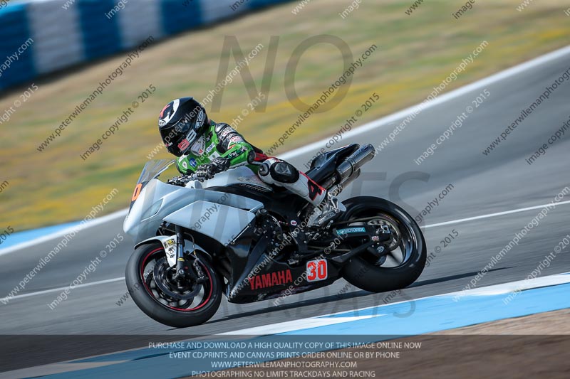 14 to 16th november 2015;Jerez;event digital images;motorbikes;no limits;peter wileman photography;trackday;trackday digital images