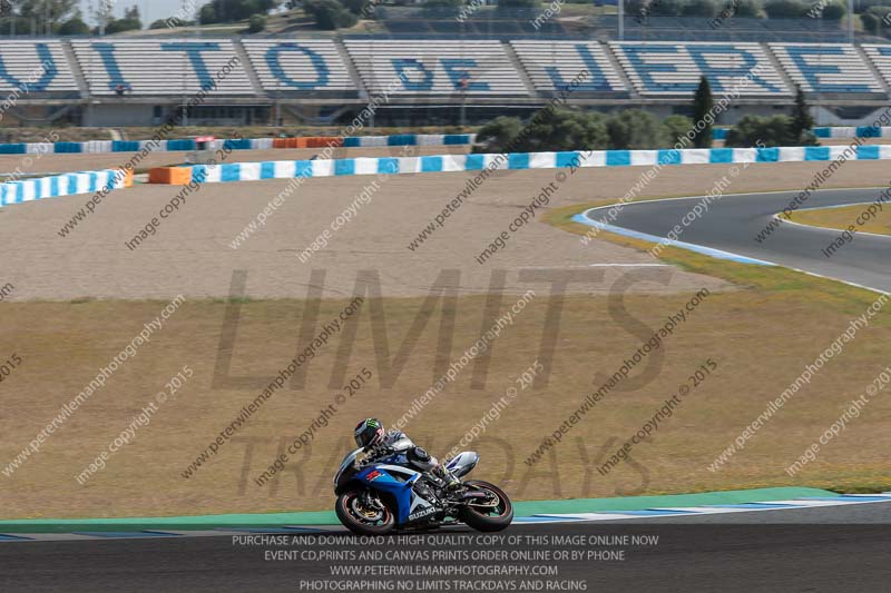 14 to 16th november 2015;Jerez;event digital images;motorbikes;no limits;peter wileman photography;trackday;trackday digital images