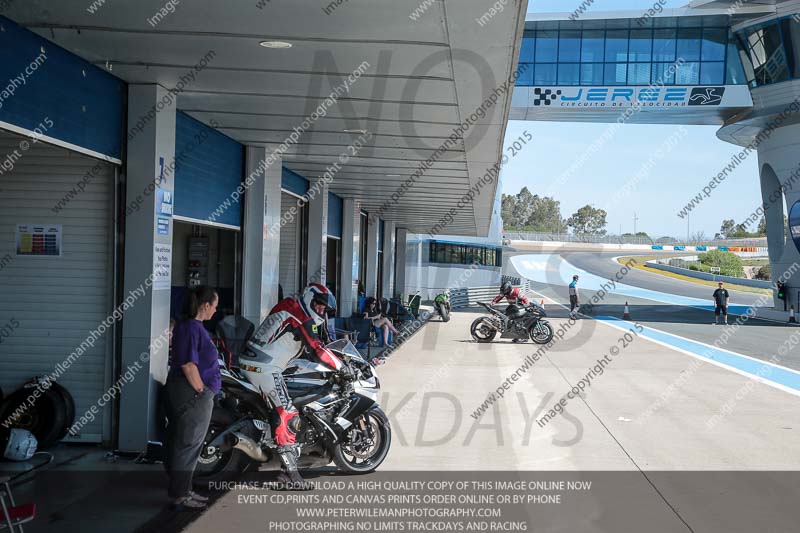 14 to 16th november 2015;Jerez;event digital images;motorbikes;no limits;peter wileman photography;trackday;trackday digital images