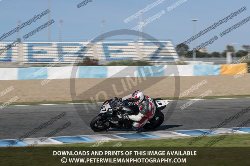 18 to 20th november 2016;Jerez;event digital images;motorbikes;no limits;peter wileman photography;trackday;trackday digital images