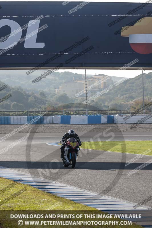 18 to 20th november 2016;Jerez;event digital images;motorbikes;no limits;peter wileman photography;trackday;trackday digital images