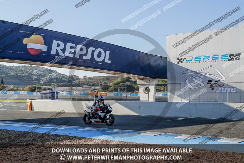 18 to 20th november 2016;Jerez;event digital images;motorbikes;no limits;peter wileman photography;trackday;trackday digital images