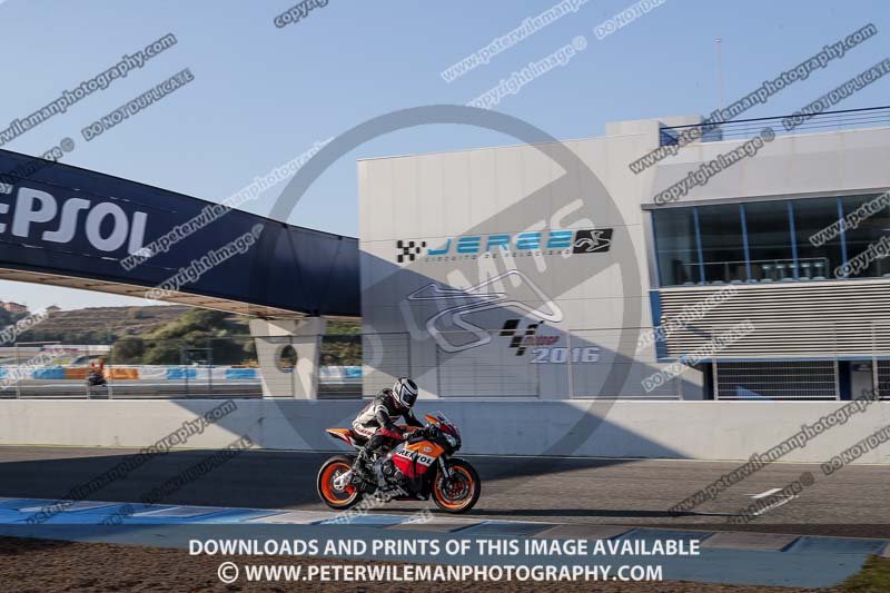 18 to 20th november 2016;Jerez;event digital images;motorbikes;no limits;peter wileman photography;trackday;trackday digital images