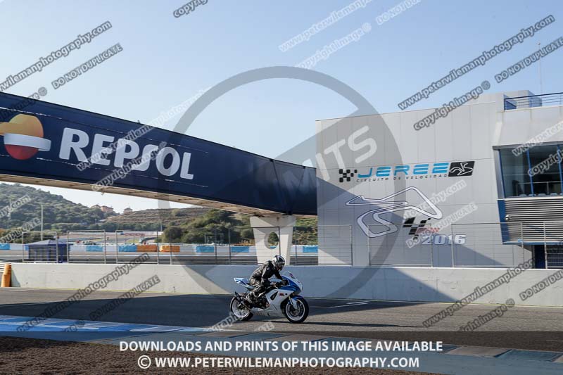 18 to 20th november 2016;Jerez;event digital images;motorbikes;no limits;peter wileman photography;trackday;trackday digital images