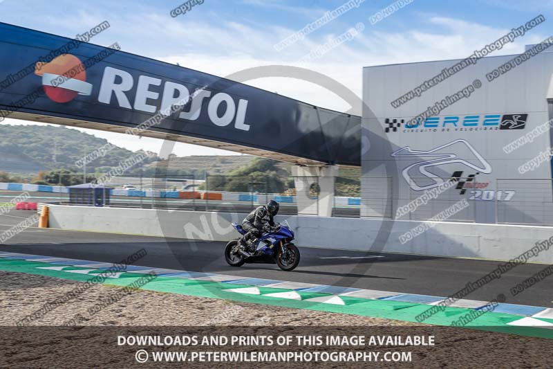 25 to 27th november 2017;Jerez;event digital images;motorbikes;no limits;peter wileman photography;trackday;trackday digital images