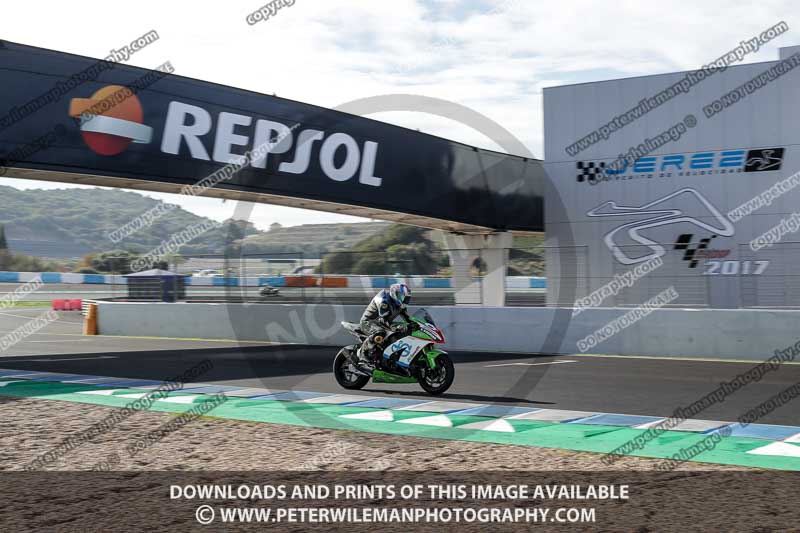 25 to 27th november 2017;Jerez;event digital images;motorbikes;no limits;peter wileman photography;trackday;trackday digital images