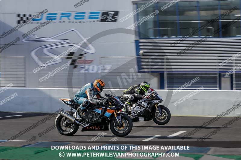 25 to 27th november 2017;Jerez;event digital images;motorbikes;no limits;peter wileman photography;trackday;trackday digital images