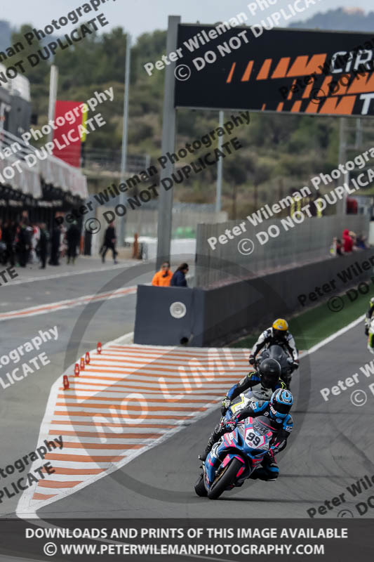 march 2018;motorbikes;no limits;peter wileman photography;portugal;trackday digital images;valencia