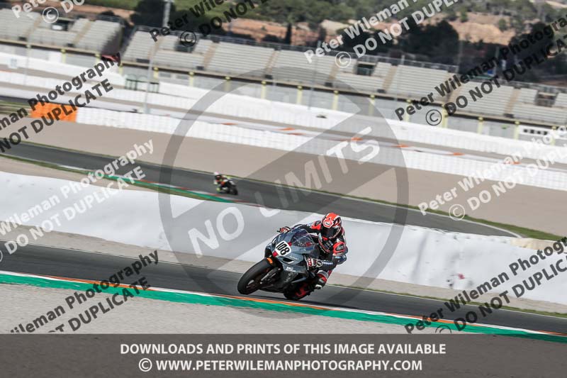 march 2018;motorbikes;no limits;peter wileman photography;portugal;trackday digital images;valencia