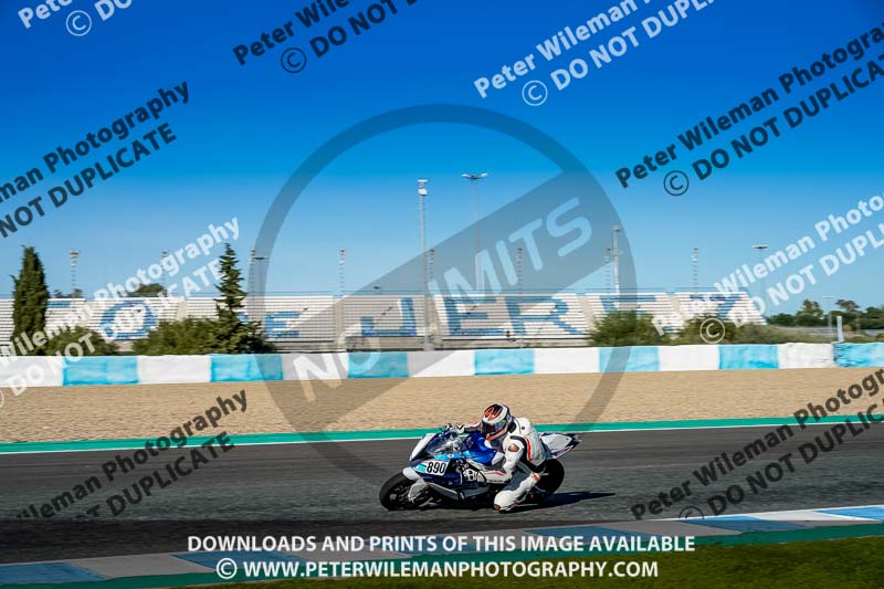 01 to 3rd december 2018;Jerez;event digital images;motorbikes;no limits;peter wileman photography;trackday;trackday digital images