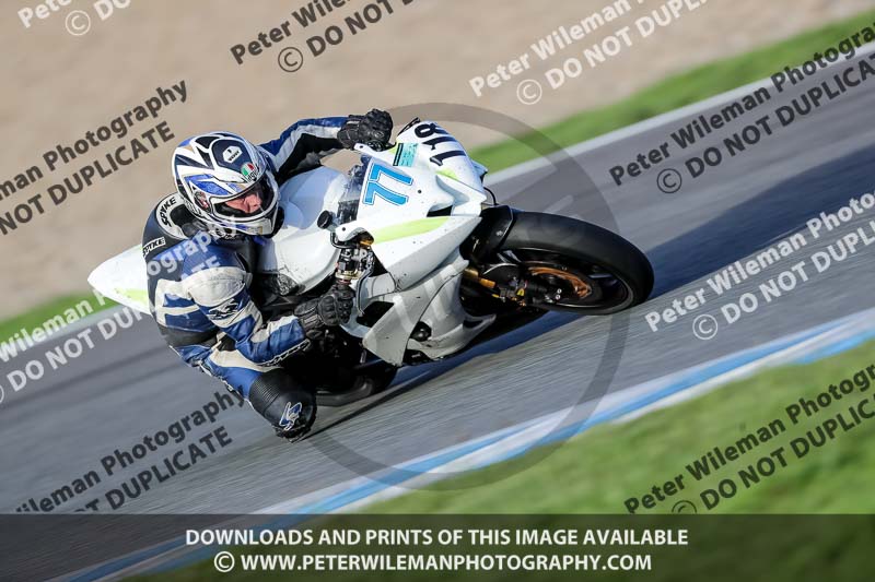 01 to 3rd december 2018;Jerez;event digital images;motorbikes;no limits;peter wileman photography;trackday;trackday digital images